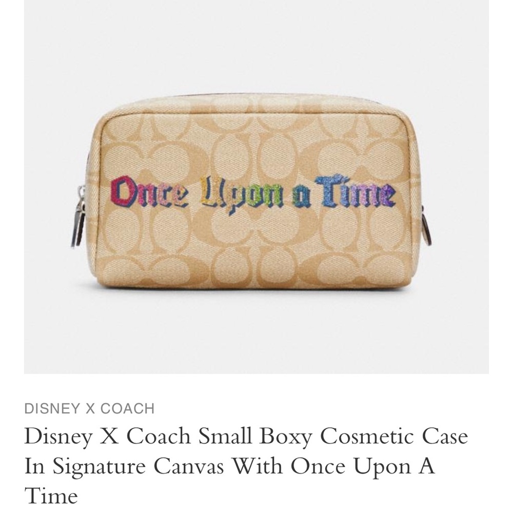 DisneyX Coach Small Cosmetic Case-Once Upon A Time
